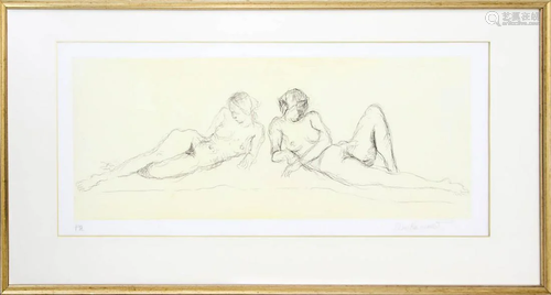 Engraver's Proof depicting nude women, E…