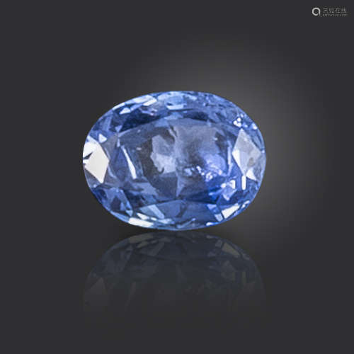 A loose oval-shaped sapphire, 3.57cts Accompanied by report number 18139 dated 6 December 2019