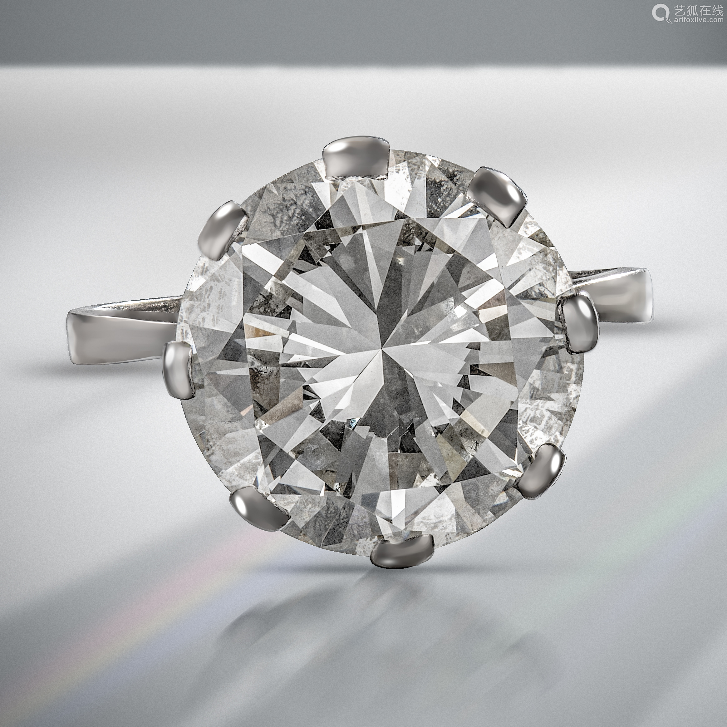 adiamondsolitaireringtheroundbrilliantcutdiamondweighs1251cts