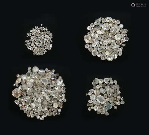 Assorted small loose diamonds, 27.57cts total