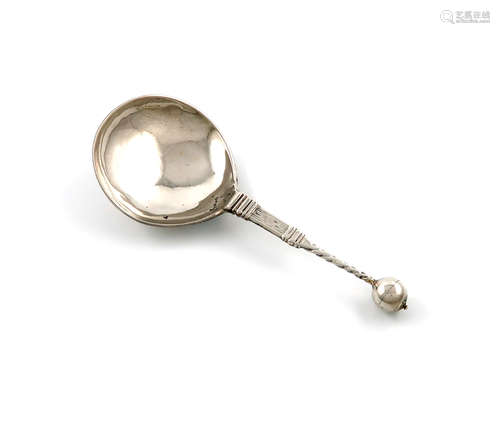 An early 17th century Norwegian silver Ball-knop spoon, possibly by Johan Schluter, Bergen circa