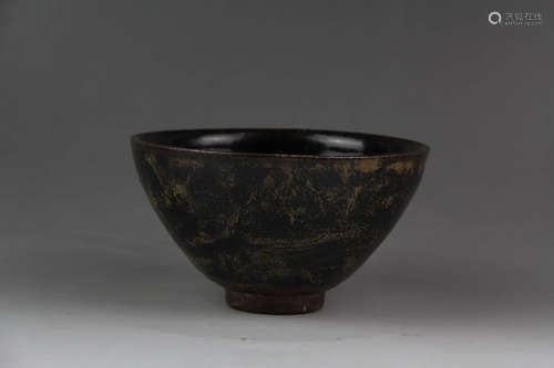 A Chinese Jian Kiln Porcelain Tea Bowl