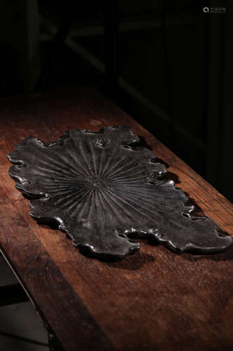 A Chinese Lobular red sandalwood Tea Tray