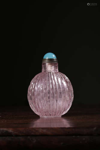 A Chinese Glassware Snuff bottle