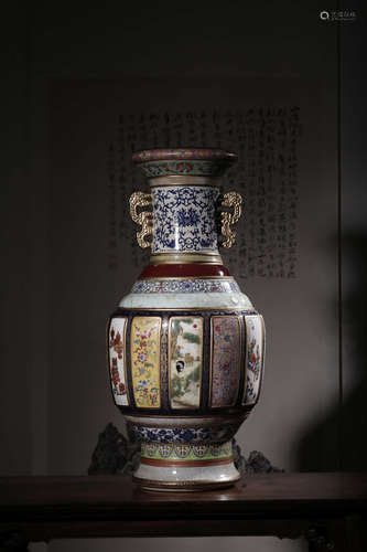 A Chinese Glazed Porcelain Vase