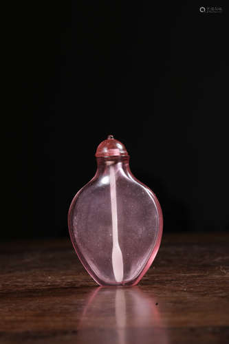 A Chinese Glassware Snuff bottle