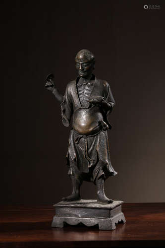 A Chinese Copper Statue