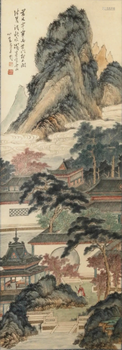 A CHINESE LANDSCAPE PAINTING, P…