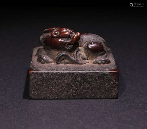 A Qing Dynasty Bronze Seal