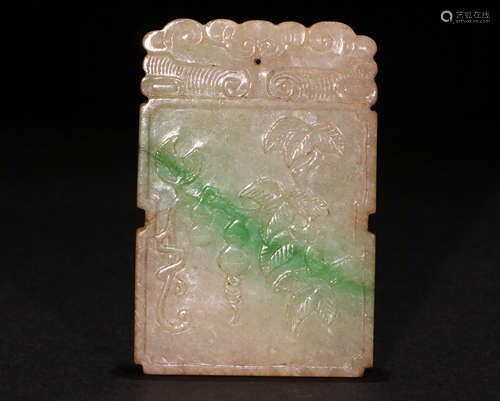 A Qing dynasty jadeite Pendant