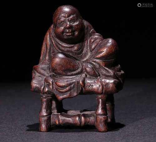 A Qing Dynasty Carved Agarwood Ornament