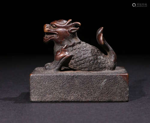 A Qing Dynasty Bronze Seal