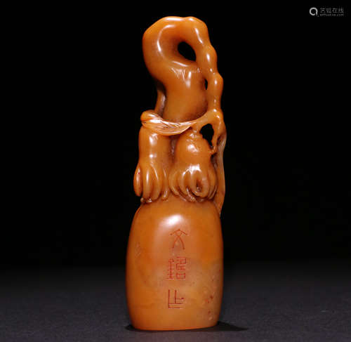 A Qing dynasty Tianhuang Stone seal