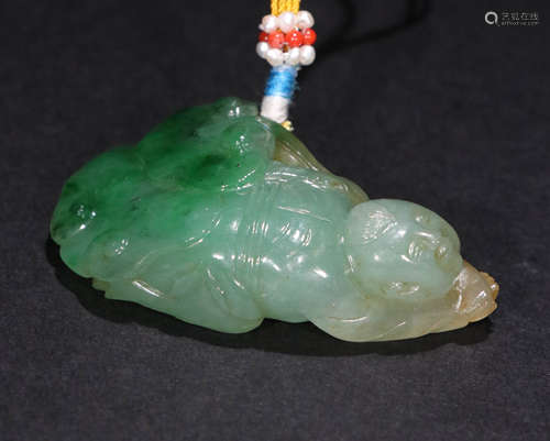 A Qing dynasty jadeite Pendant