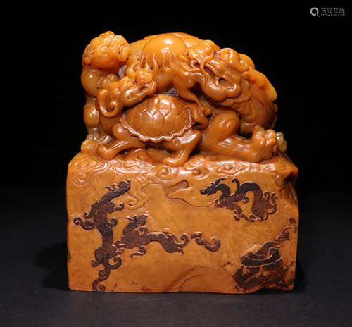 A Qing dynasty Tianhuang Stone seal