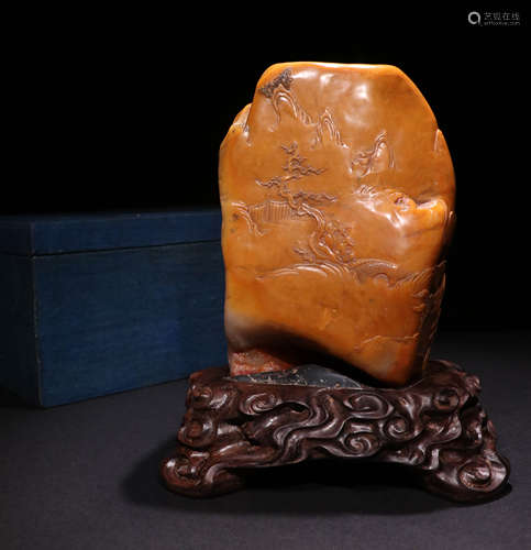 A Qing dynasty Tianhuang Stone Figure Patten Seal