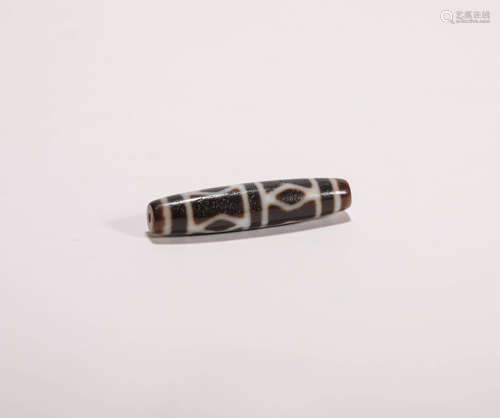 An ancient Dzi bead