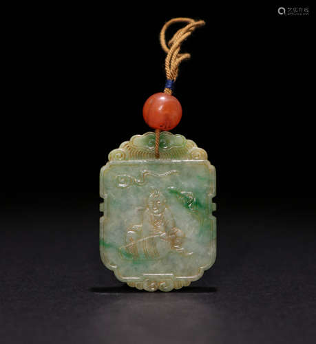 A Qing Dynasty jadeite Pendant