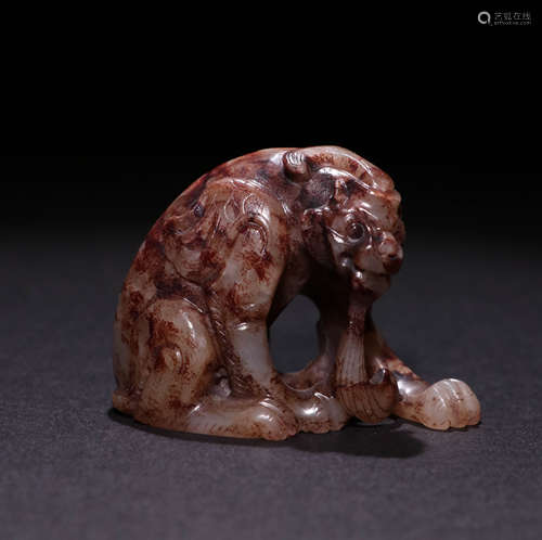 A Ming dynasty Carved Hetian Jade Ornament