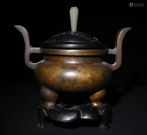 A Ming dynasty Bronze Incense Burner