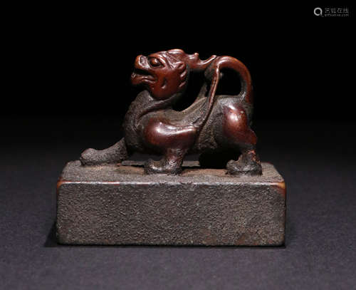 A Qing Dynasty Bronze Seal