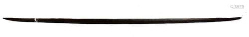 A late 19th century finely formed Australian Aboriginal bow, length 112cm.