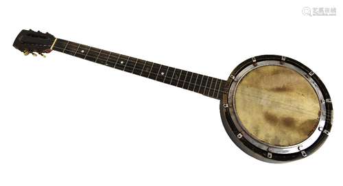 An early 20th century five string banjo as played by Johnny Boyce (ex-Billy Cotton Band); this lot