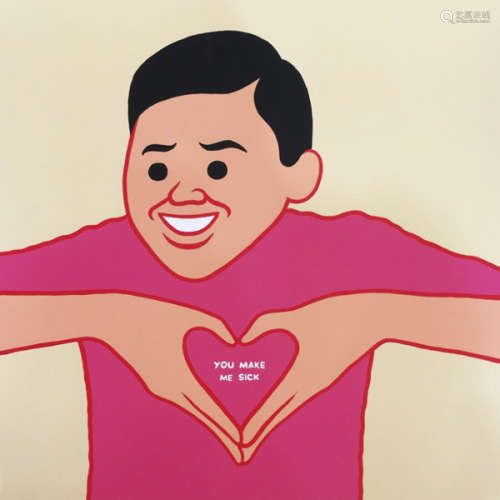 JOAN CORNELLA , You Make Me Sick , Numbered from a limited edition of 150. MEDIUM: Digital Print