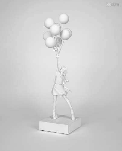 BANKSY , Flying Balloons , Unumbered from a limited edition. MEDIUM: Polystone
