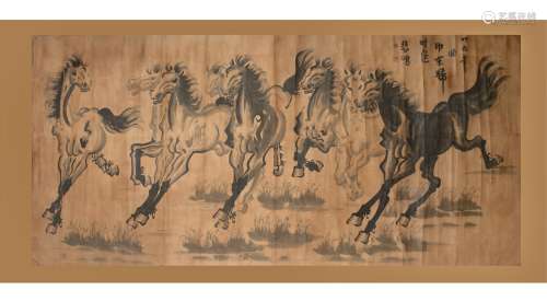 Eight fine horses figure⼋骏图
