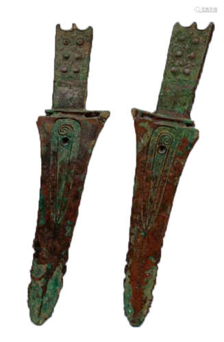 Bronze dagger during the war and han dynasty战汉时期青铜匕首