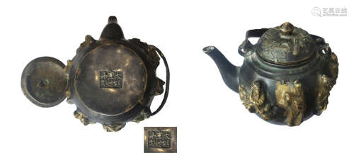 The eight immortals pot of gold八仙金壶