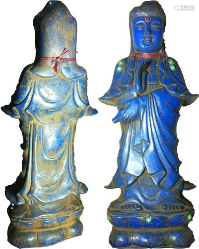 Statue of Avalokitesvara in coloured glaze琉璃观音造像