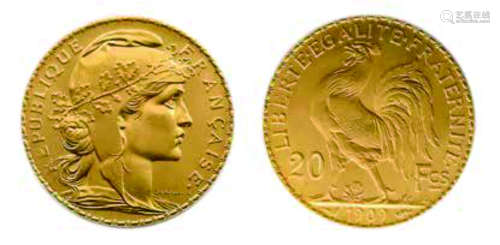 1909 玛丽安娜⾦币