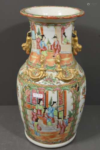 Vase Canton (Ht 36cm)