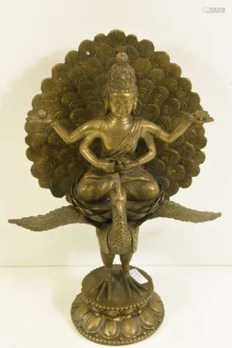 Bronze tibétain (HT.28cm)