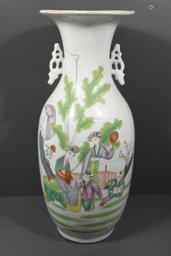 Vase chinois (ht 22cm)
