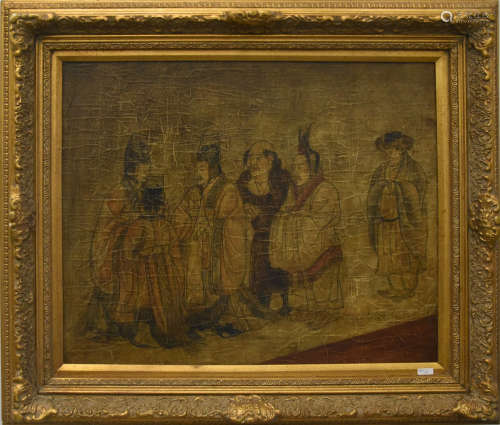Cadre décoratif avec sujet asiatique (50 x 60cm)