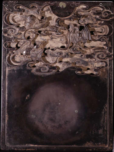 A DUAN STONE CARVED INK SLAB