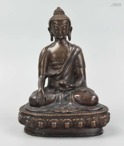 A Chinese Bronze Cast Buddha
