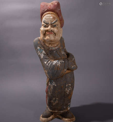 Ancient Chinese colourful pottery figurines中國古代彩繪陶俑