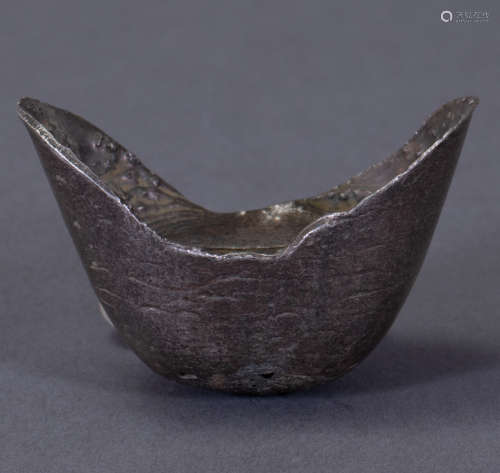 Ancient Chinese silver ingot中國古代銀錠