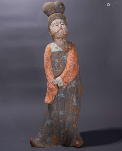 Ancient Chinese painted pottery figurines中國古代彩繪陶俑