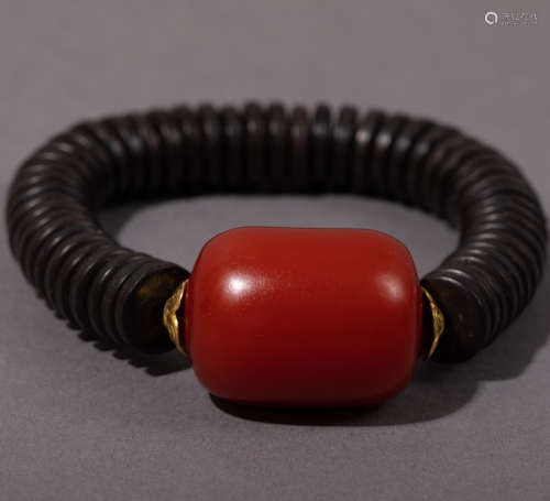 ancient Chinese beeswax beads中國古代蜜蠟珠