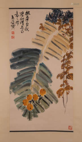 Chinese painting, Wu Changshuo中國古代書畫吳昌碩