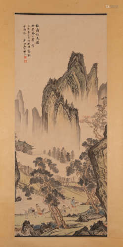 Chinese painting, Qi Kun中國古代書畫祁昆