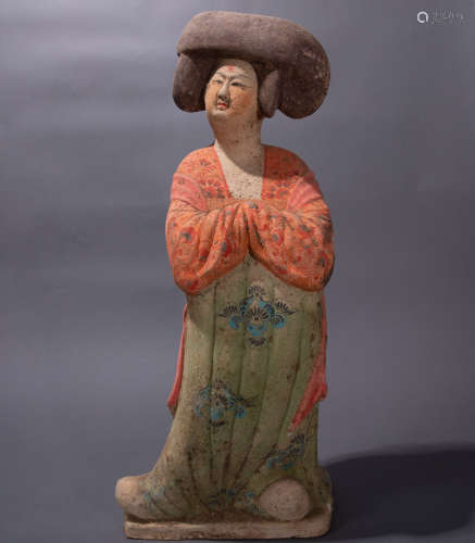 Ancient Chinese painted pottery figurines中國古代彩繪陶俑