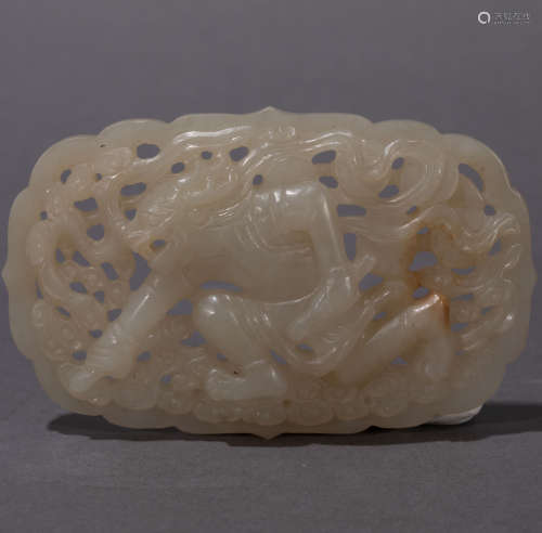 ancient Chinese openwork jade carvings中國古代鏤空透雕帶飾