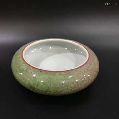 窑变釉笔洗 Kiln changing glaze washing