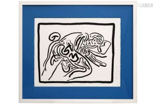 KEITH HARING (1958 - 1990) silkscreen (op BFK Rives papier) n° PP (waarvan er [...]